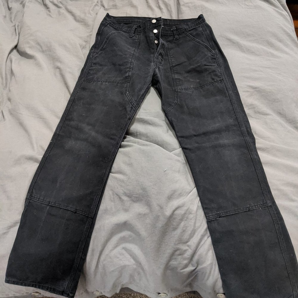 Topo Duck Canvas Work Pant (Black)